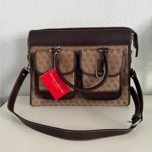 Dooney & Bourke Brown and Tan Tote Bag